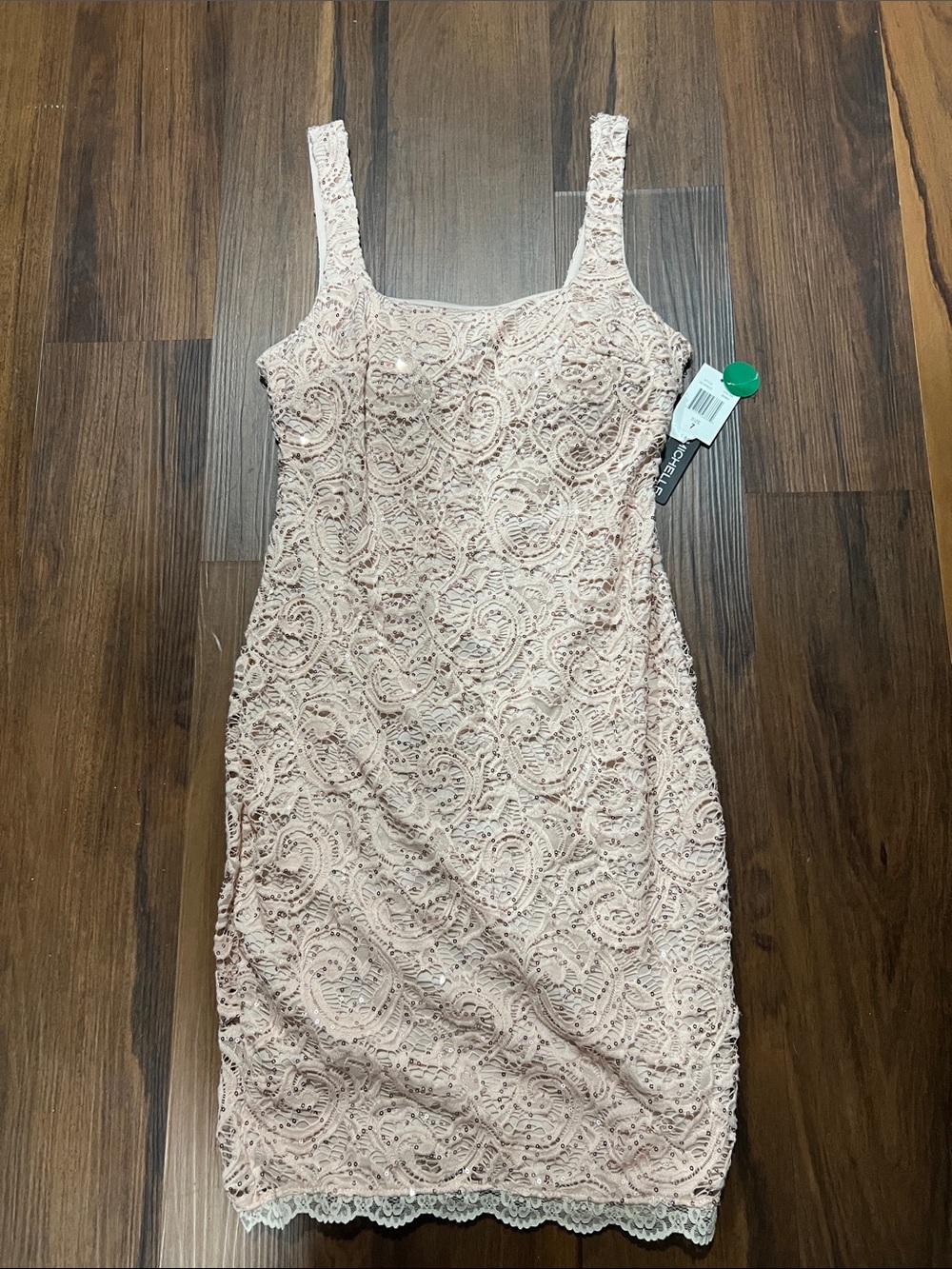 My Michelle Pink Lace Dress